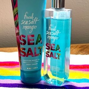 Fresh Sea Salt & Mango Body Cream & Body Spray BBW